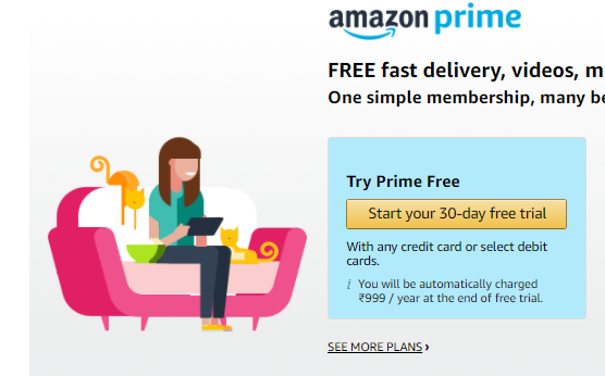 Amazon Prime free trial