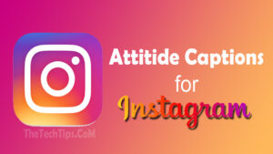 Attitude Caption for Instagram