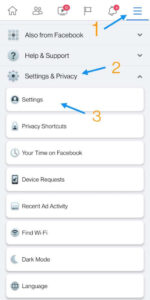 Delete your mobile number from Facebook